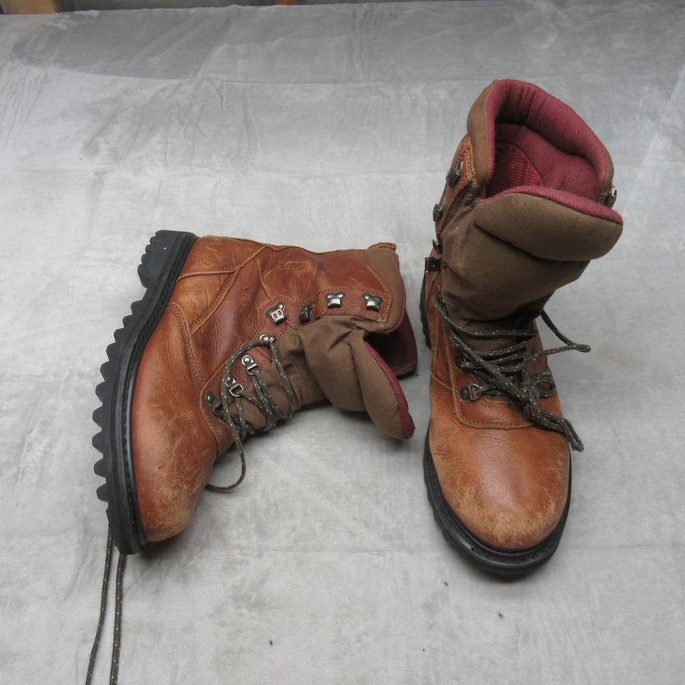 Cabela Men 11.5D Boot Brn Iron Ridge Goretex Waterproof Insulated Hunt Waterfowl